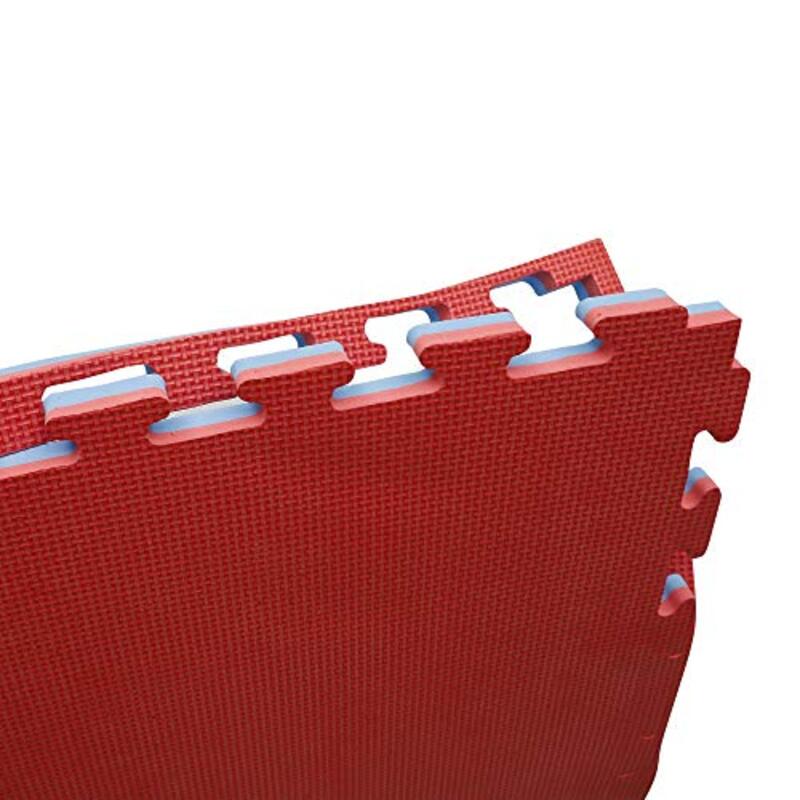 

TA Sport Teakwondo Mat, 1m x 1m x 2cm, Blue/Red