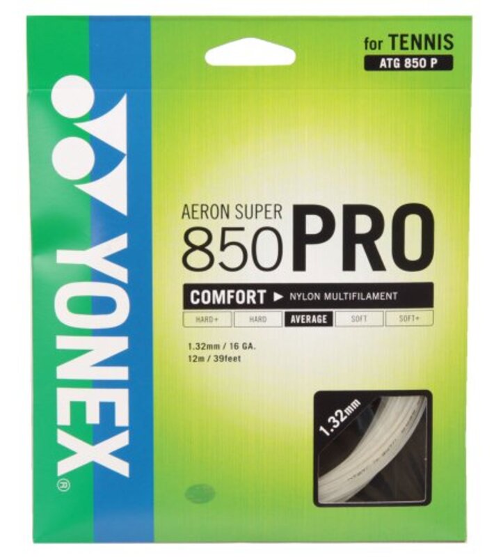 

Yonex ATG850P Tennis String, 12 Meter, White