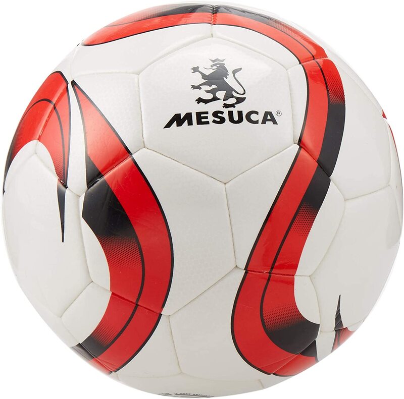 

Joerex Mesuca New Hybrid Tech Soccer Ball, Size 5, Red/White