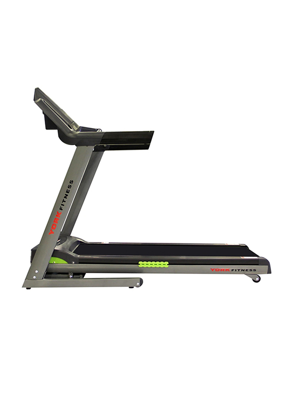 

York Fitness 2.5 HP Treadmill, Black/Silver/Grey