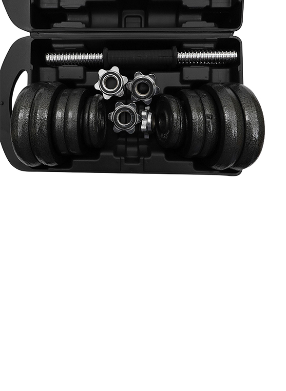 

TA Sport JYP20 Dumbbell Set, 20KG, Black