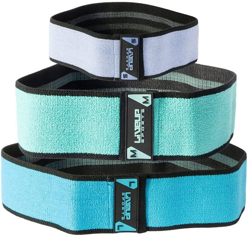 

Liveup Hip Band, Ls3629, Large, Blue/Black