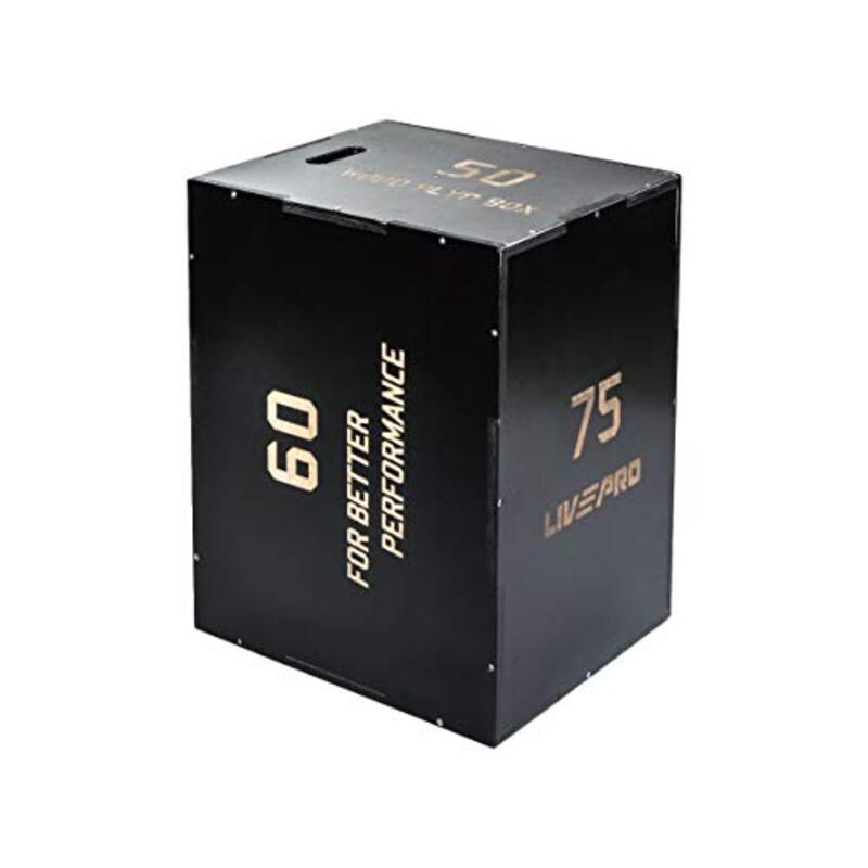 

Livepro Premium Non-Slip Wood Jump Box, Lp8157m, 23Kg, Black