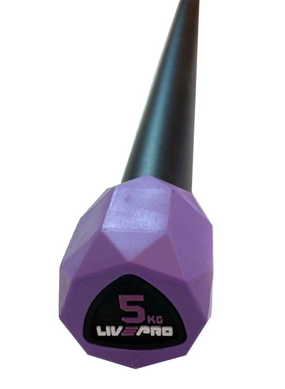 

Livepro LP8145-5 Weighted Bar, Purple/Black