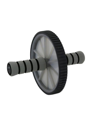York Fitness Exercise Wheel, Black/Grey