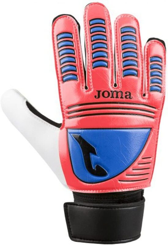 

Joma Calcio 14 Goalkeeper Gloves, XL, Coral/Blue