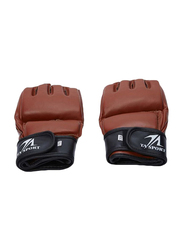 TA Sport X-Large Combat Sports Boxing MMA Training Gloves, Rust Red/Black