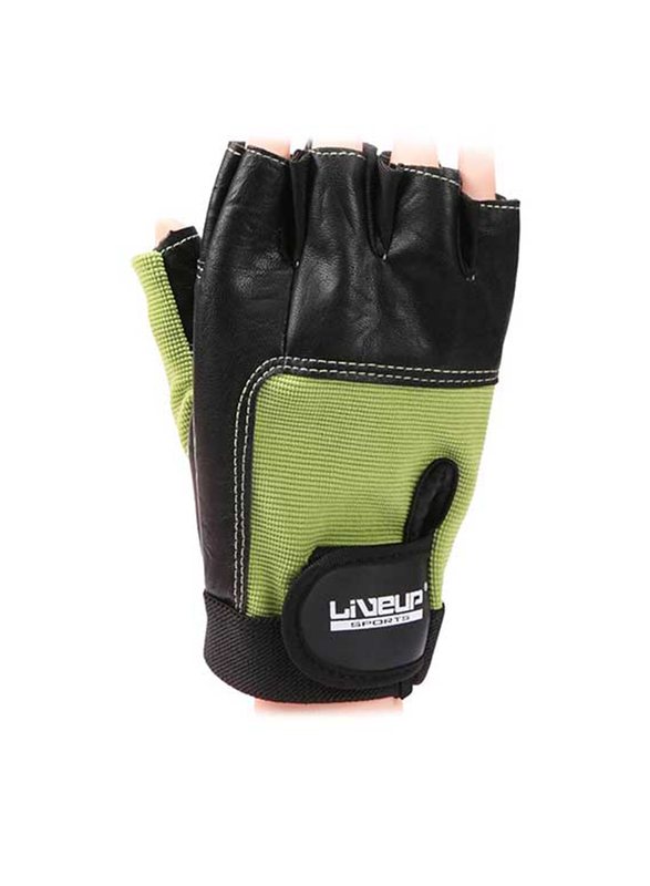 

LiveUp Training Glove, Large, Black/Green