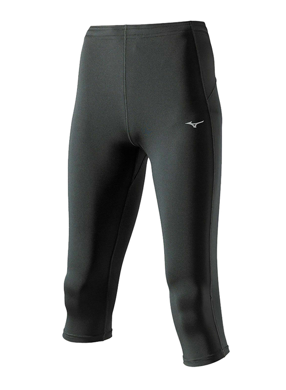 

Mizuno Dry Lite Core Tight 3/4 Sports Pant for Women, Large, Black