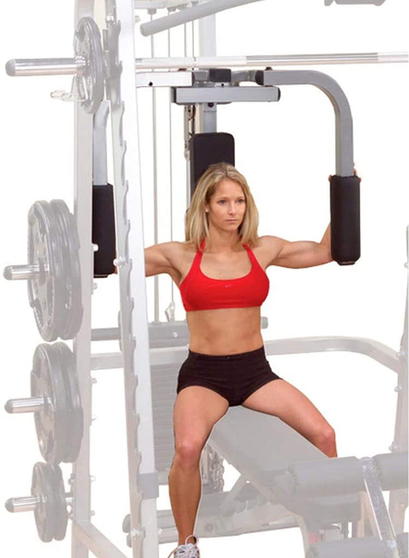 

Body Solid GPA3 Pec Attachment for 7 Smith Machine, Grey/Black