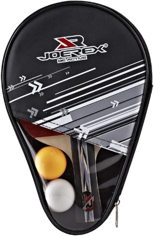 

Joerex Long Handle Table Tennis Racket Set, JTB401B, Multicolour