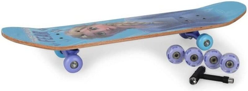 

Joerex Frozen Princess Skateboard, Blue