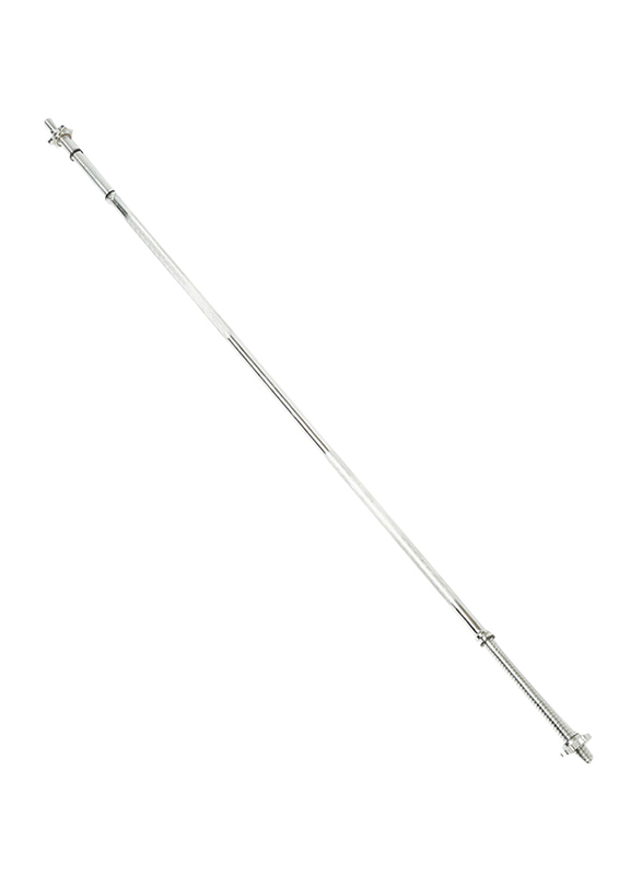 

York Fitness Spinlock Bar, 182cm, Silver