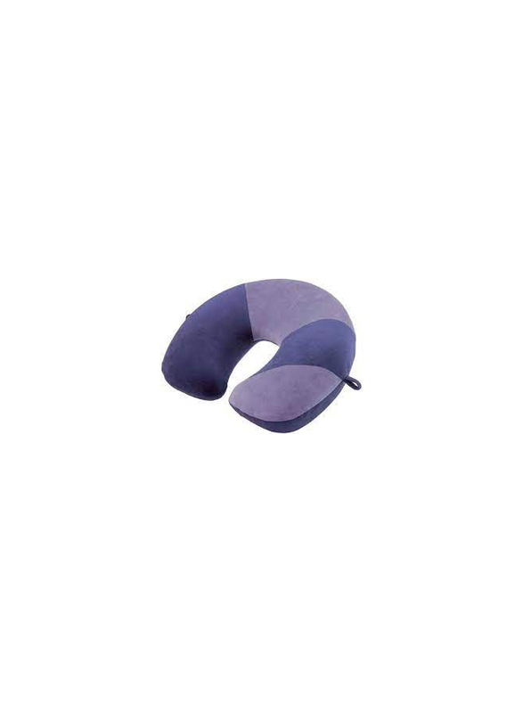 

Discovery Soft Memory Foam Travel Pillow, Grey/Purple