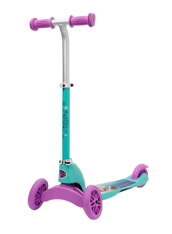 

Joerex Adjustable 3 Wheel Scooter, Purple/Blue