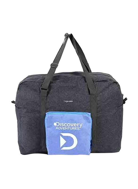 

Discovery Adventures Foldable Storage Carry Bag Unisex, Grey/Blue