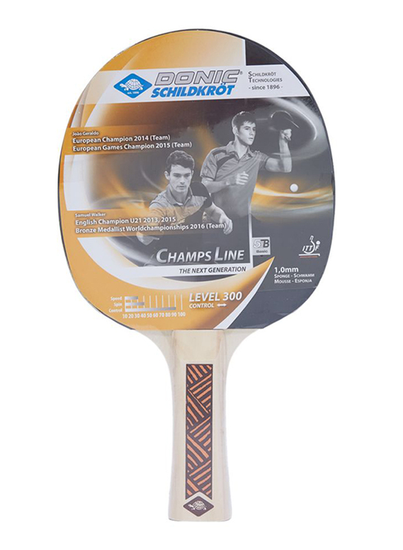 

Donic Young Champ 300 Table Tennis Bat, Multicolour