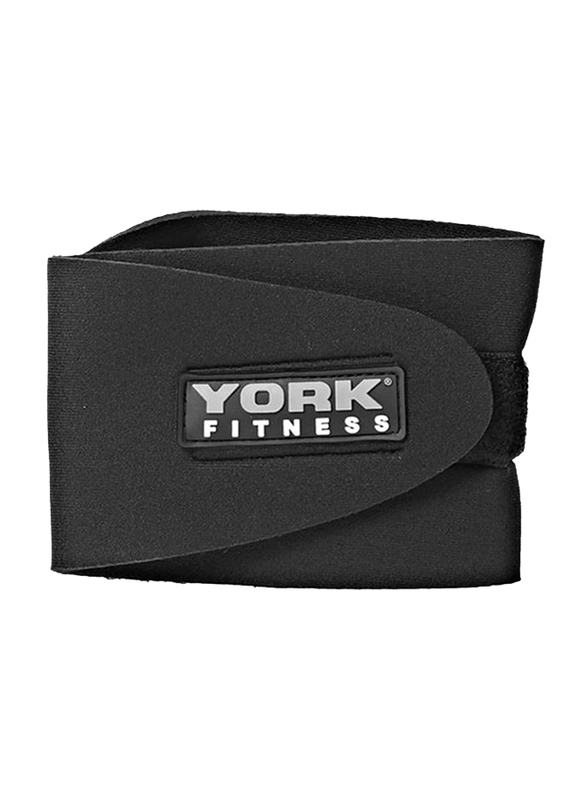 

York Fitness Adjustable Wrist Support Straps, Black