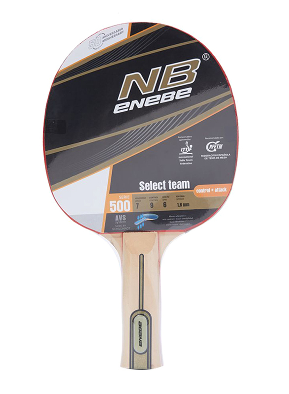 

NB Enebe Table Tennis Racket, Black/White