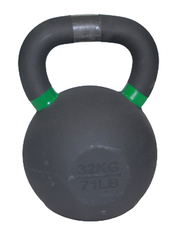 

TA Sport YXBP01 Stainless Steel Kettlebell, 32 Kg, Black/Green