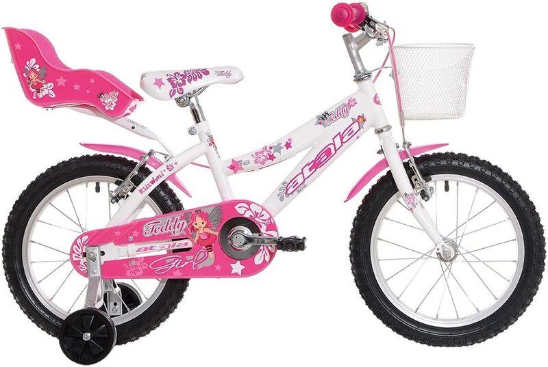 

Atala Teddy Girl Bicycle, 16-Inch, 25 0115205600, White/Rose