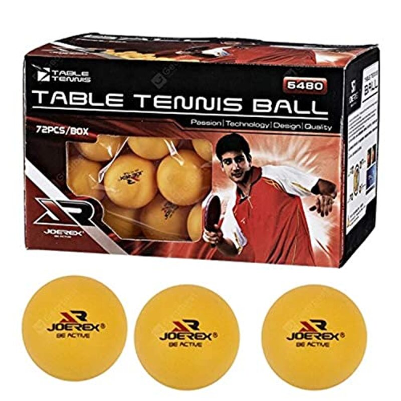 

Jorex 40mm 5480 Standard Table Tennis Ball, 72 Piece, Orange