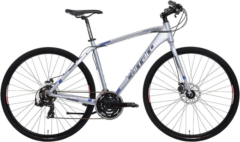 

Atala Cross Azimut S Man Speed Road Bicycle, 21-Inch, Silver/Blue