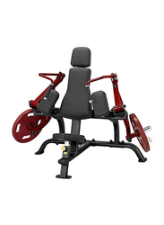 Steelflex Plate Load Triceps Extension Machine, Black/Red