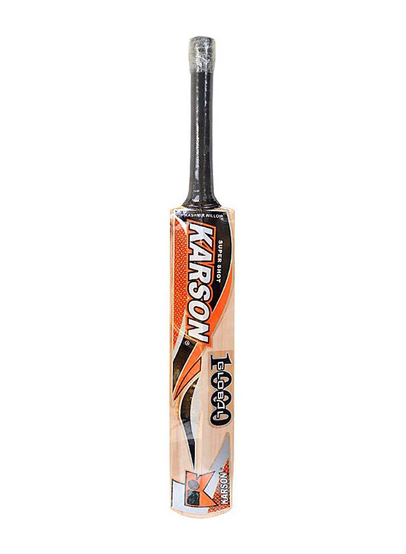 

Karson Super Shot 1000 Global Cricket Bat, Orange/Black/Brown