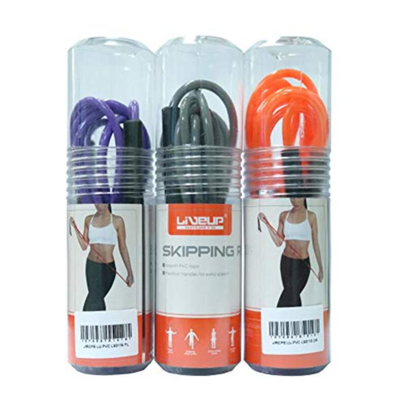 

Live Up PVC Speed Jump Rope, Ls3115, 3 Piece, Multicolour