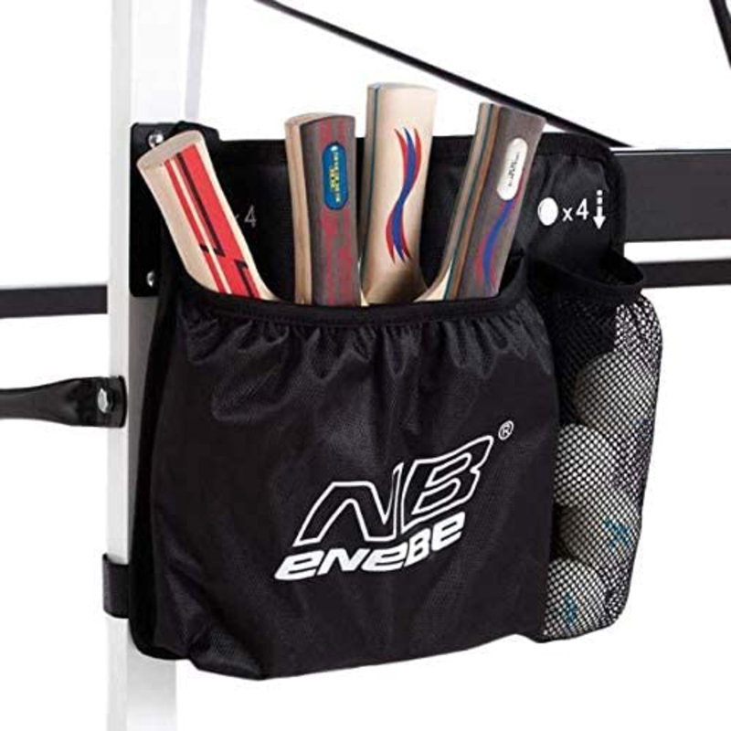 Enebe Mesa Match X2 Chrome Table Tennis Table, 707015, Black