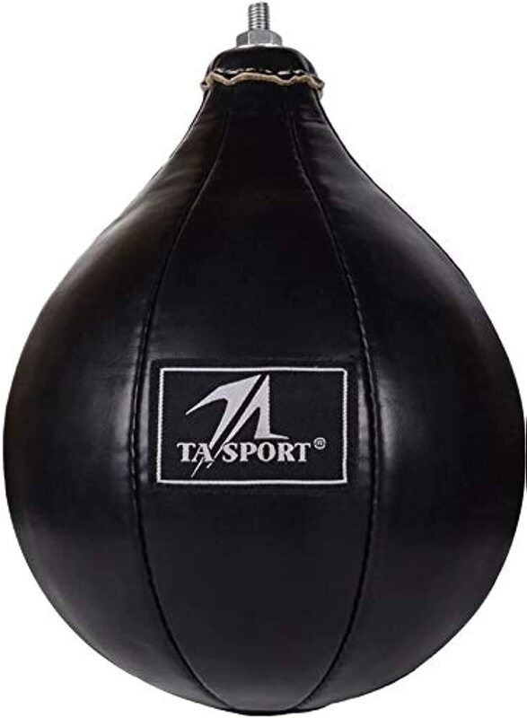 

Generic TA Sports Large Leather Punching Ball, Black