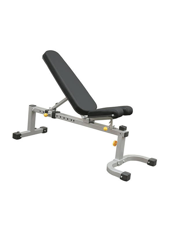 Impulse IFFI Flat/Incline Bench, Black/Silver