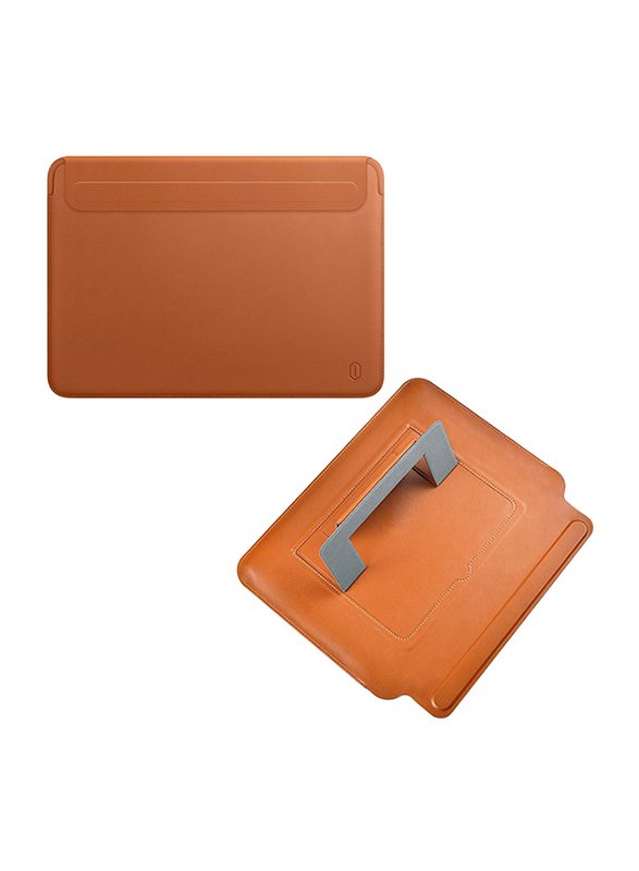 

WiWu Alita Skin Pro 13.3-inch Portable Slim Stand Laptop Sleeve for Apple MacBook Pro Air, Brown
