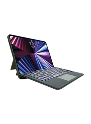 WiWu Mag Touch Wireless English Keyboard Case for Apple iPad 10.2"/10.5", MTIKC10.2/10.5B, Black