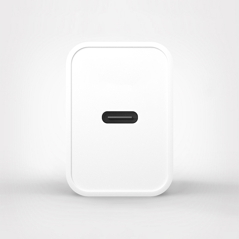 WiWu RY-U65EU Comet EU 20W Fast Wall Charger, Type-C Port Power Deliver Plus QC 3.0, White
