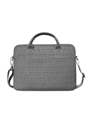 WiWu Cosmo Slim 15.4-Inch Laptop Sleeve Bag, Grey