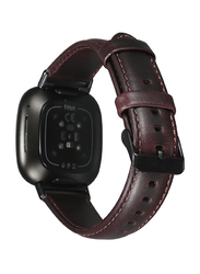 WiWu Leather Watch Band for Apple iWatch 38mm/40mm, LWB38-40CBR, Coffee Brown