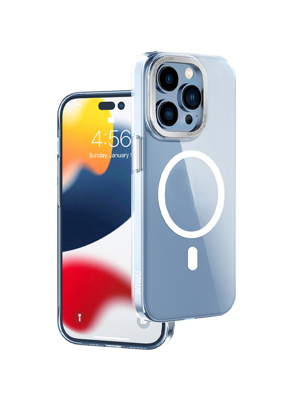 

WiWu Apple iPhone 14 Plus 6.7-inch Ultra Thin Magnetic Mobile Phone Case Cover, Clear