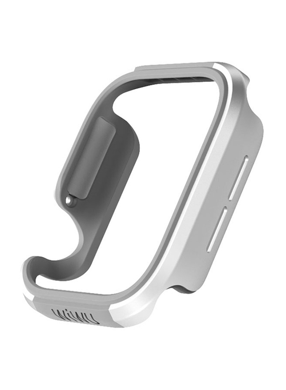 

WiWu Defense Armor Military Level Shockproof Aluminium Case for Apple Watch 44mm, Silver