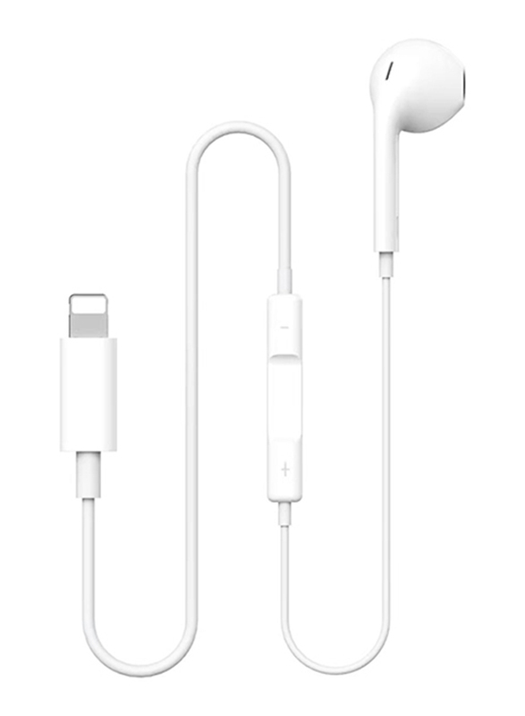 

WiWu Earbuds 305 Lightning Cable In-Ear Earphones, EB305, White