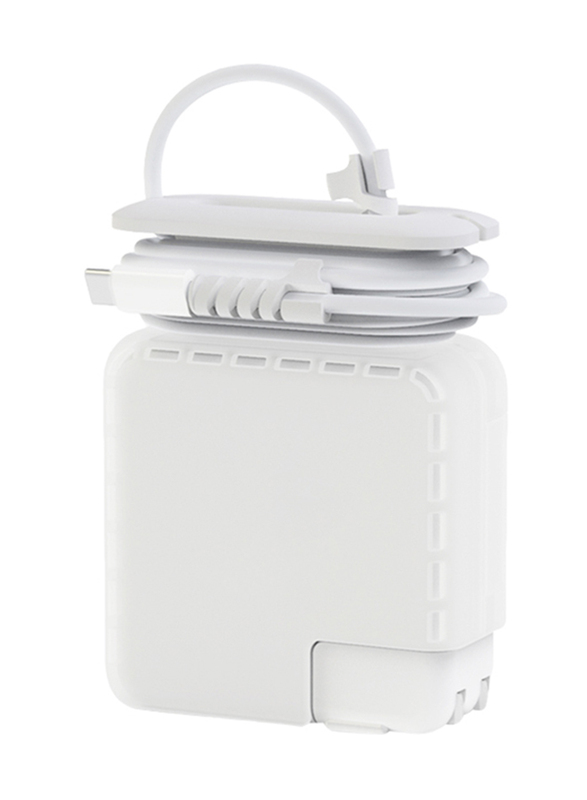 

WiWu Power Adapter Case with Cord Winder & Cable Protector for 87W & 96W, White