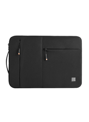 WiWu Alpha Slim 15.4-Inch Laptop Sleeve Bag, Water Resistant, Black