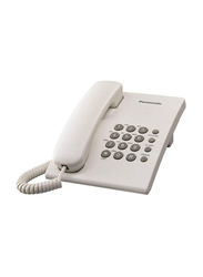 Panasonic KX-TS500 Integrated Corded Telephone, White