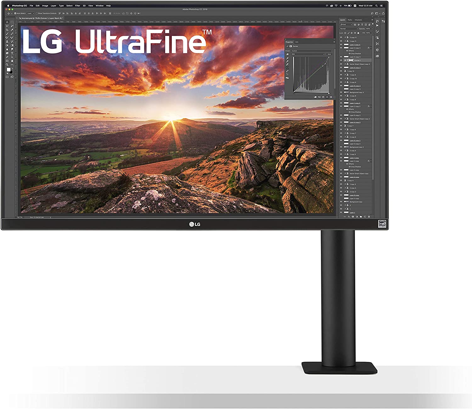 

LG 27'' UltraFine UHD IPS USB-C HDR Monitor 27UN880-B with Ergo Stand, Pack of 2, Black