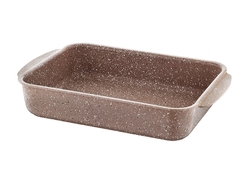SAFLON - 31cm Granitec Roasting Pan-Brown Color-Made In Turkey