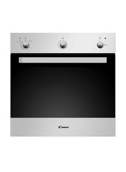 Candy 66L Gas Oven, 50W, FPG202/1XG, Silver/Black
