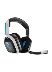 Logitech Astro A20 Wireless Gaming Headset for PlayStation PS5/PC/Mac, Black/White/Grey