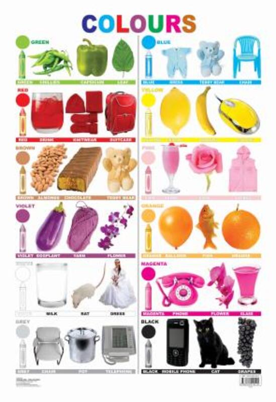 

Dreamland Charts Colours, Fold-Out Book or Chart, By: Dreamland Publications