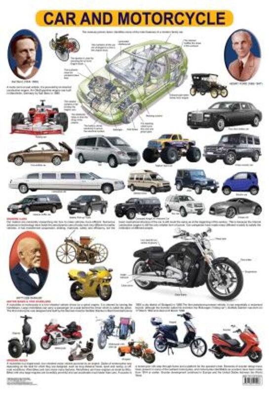 

Cars & Motorcycle, Fold-Out Book or Chart, By: Dreamland Publications